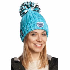 MADWAVE BONNETS DE LAINE POM-POM - Azure