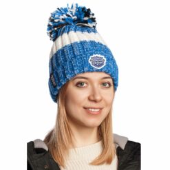 MADWAVE BONNETS DE LAINE POM-POM - Bleu