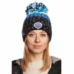 MADWAVE BONNETS DE LAINE POM-POM - Noir